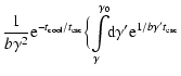 $\displaystyle \frac{1}{b \gamma^2} \textrm{e}^{-t_{\rm cool}/t_{\rm esc}}
\Bigl...
...nt\limits_\gamma^{\gamma_0}\!\!{\rm d}\gamma'\textrm{e}^{1/b\gamma't_{\rm esc}}$