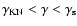 $\gamma_{\rm KN}<\gamma<\gamma_{\rm s}$