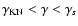 $\gamma_{\rm KN}<\gamma<\gamma_{s}$