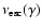 $\nu_{\rm esc}(\gamma)$