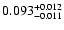 $0.093_{\rm -0.011}^{+0.012}$