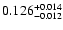 $0.126_{\rm -0.012}^{+0.014}$