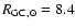 $R_{\rm GC,\odot}=8.4$