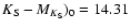 $K_{\rm S}-M_{K_{\rm S}})_0=14.31$