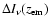 $\Delta I_\nu (z_{\rm em})$