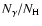 $N_\gamma/N_{\rm H}$