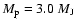 $M_{{\rm p}}=3.0~M_{{\rm J}}$