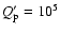 $Q_{{\rm p}}'=10^5$
