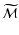 $\widetilde{\mathcal{M}}$