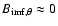 $B_{{\rm imf},\theta}\approx 0$