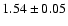 $1.54 \pm 0.05$