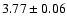 $3.77 \pm 0.06$