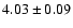 $4.03 \pm 0.09$