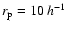 $r_{\rm p}=10\:h^{-1}$