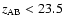 $z_{\rm AB}<23.5$