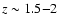 $z\sim1.5{-}2$