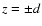 $z=\pm d$