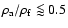$\rho_{\rm a}/\rho_{\rm f}\loa 0.5$