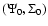 $(\Psi_0,\Sigma_0)$