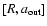 $[R,a_{\rm out}]$