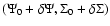 $(\Psi_0 + \delta \Psi,\Sigma_0+\delta \Sigma)$