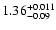 $\rm 1.36_{-0.09}^{+0.011}$