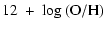 $\displaystyle %
12~+~{\rm log~(O/H)}$