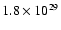 $1.8\times 10^{29}$