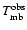 $T_{\rm mb}^{\rm obs}$