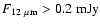 $F_{12~\mu {\rm m}}>0.2~{\rm mJy}$