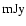 ${\rm mJy}$