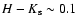 $H-K_{\rm s}\sim0.1$