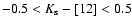 $-0.5<K_{\rm s}-[12]<0.5$