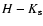 ${H} -K_{\rm s}$