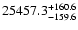 $25457.3^{\rm +160.6}_{-159.6}$