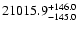 $21015.9^{\rm +146.0}_{-145.0}$