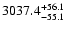 $3037.4^{\rm +56.1}_{-55.1}$