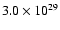 $3.0\times 10^{29}$
