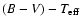 $(B-V)-T_{\rm eff}$