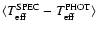 $\langle T_{\rm eff}^{\rm SPEC}-T_{\rm eff}^{\rm PHOT}\rangle$