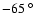 $-65~^{\circ}$