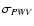 $\sigma_{\it PWV}$