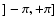 $]-\pi,+\pi]$