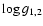 $\log g_{1, 2}$