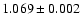 $1.069\pm0.002$