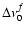 $\Delta\nu_{0}^{{f}}$