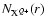 $N_{{\rm X}^{Q+}}(r)$