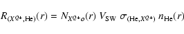 \begin{displaymath}%
R_{(X^{Q+},{\rm He})}(r) = N_{X^{Q+}o}(r)~V_{\rm SW}~\sigma_{({\rm He}, X^{Q+})} ~ n_{\rm He}(r)
\end{displaymath}