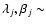 $\lambda_j , \beta_j \sim$