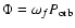 $ \Phi
=\omega_{f}P_{\rm orb}$